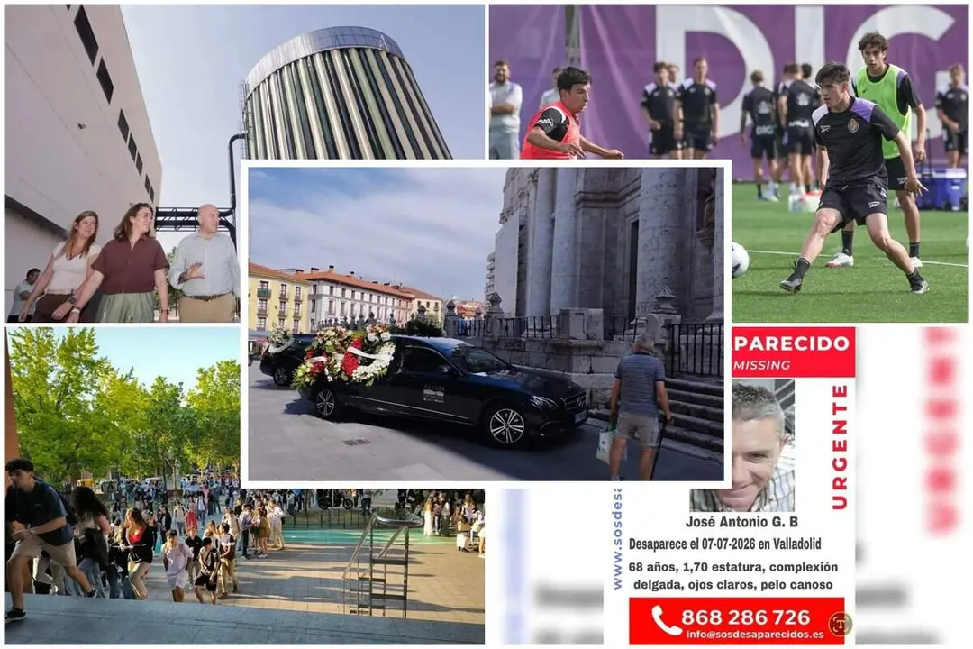 Mosaico noticias destacadas Valladolid repasa domingo 12 de julio de 2026