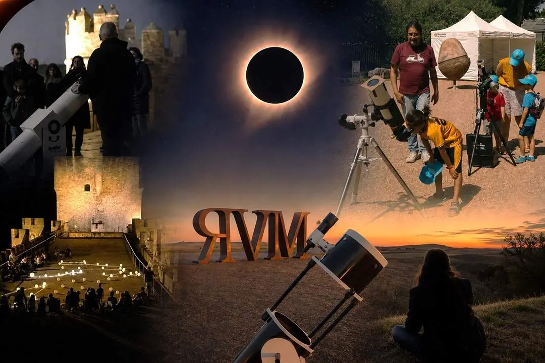 Actividades y experiencias eclipse solar agosto pueblos Valladolid
