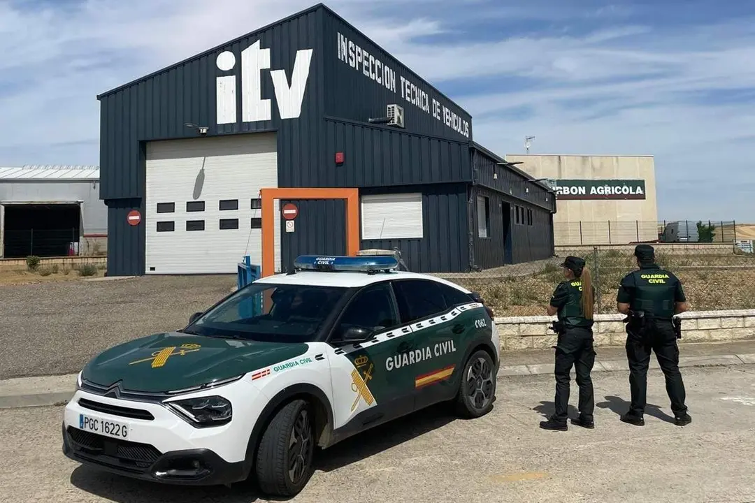 Intervencion Guardia Civil agresion cliente trabajador ITV Medina de Rioseco