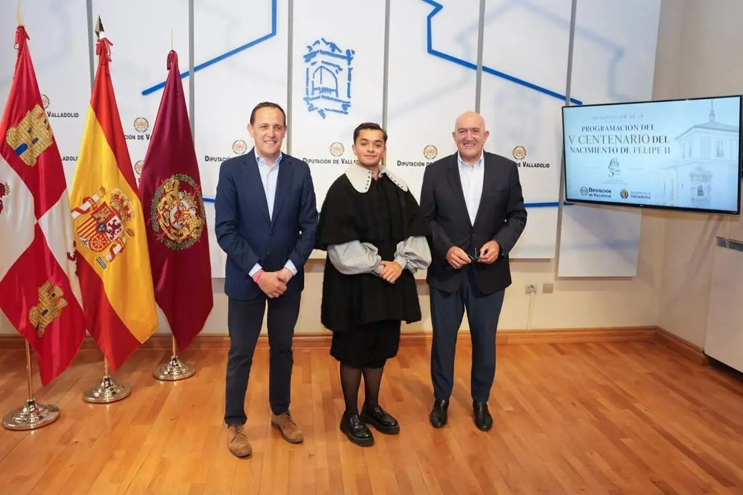 Presentacion programacion actividades V Centenario nacimiento Felipe II Diputacion y Ayuntamiento Valladolid