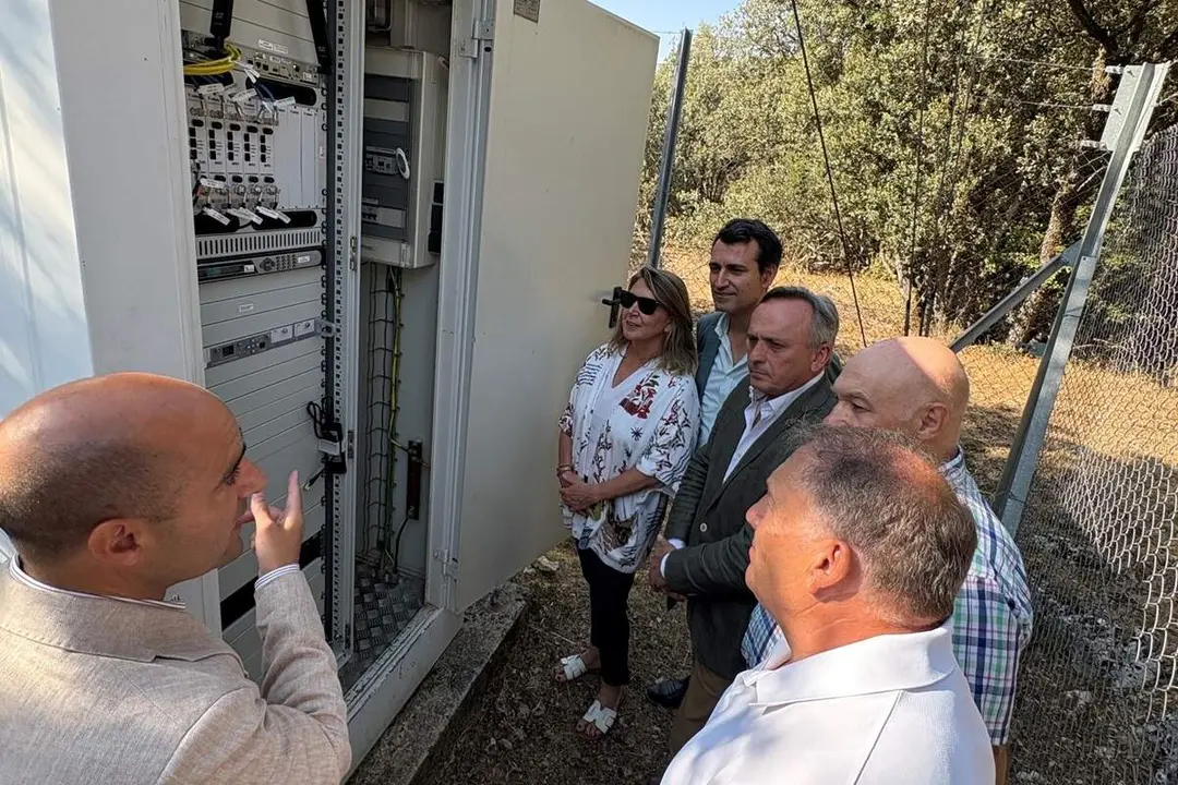 Visita centro emisor TDT La Santa Espina digitalizacion provincia Valladolid jcyl