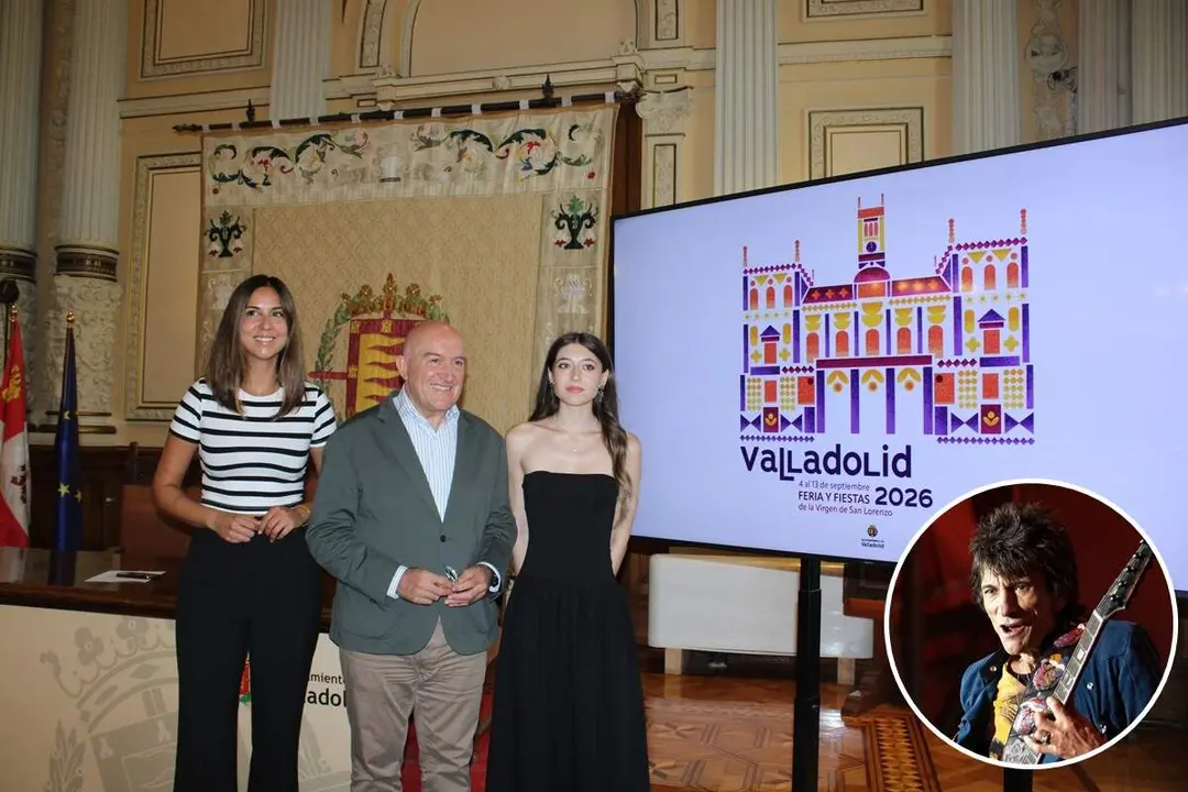 Presentacion cartel y concierto Ronnie Wood Fiestas de la Virgen de San Lorenzo Valladolid 2026