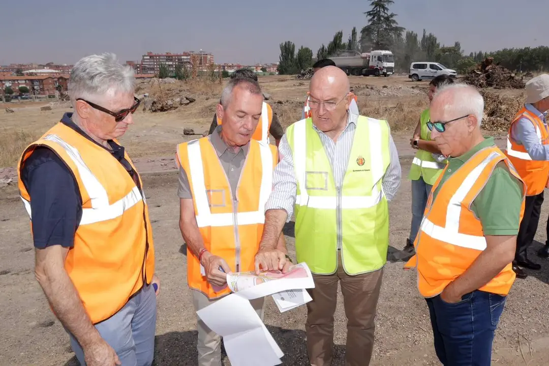 Urbanizacion futuro barrio Hospital-Zambrana visita obras Jesus Julio Carnero Ayuntamiento Valladolid