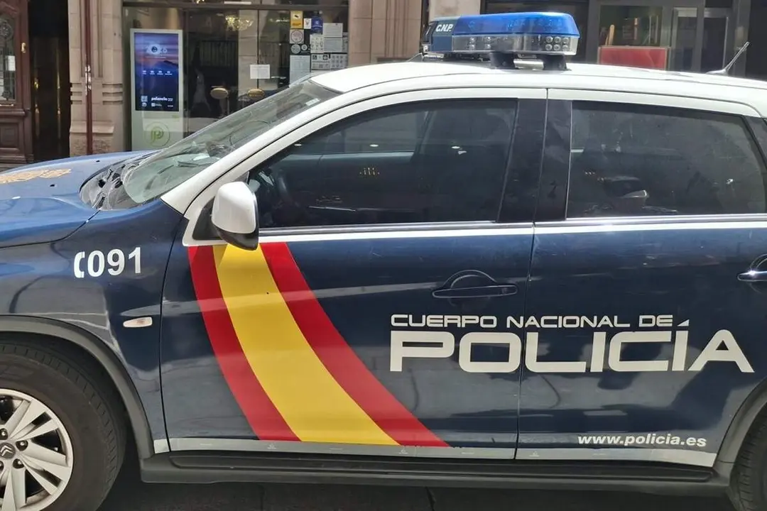 Coche de la Policia Nacional de Valladolid via publica intervencion detencion sucesos