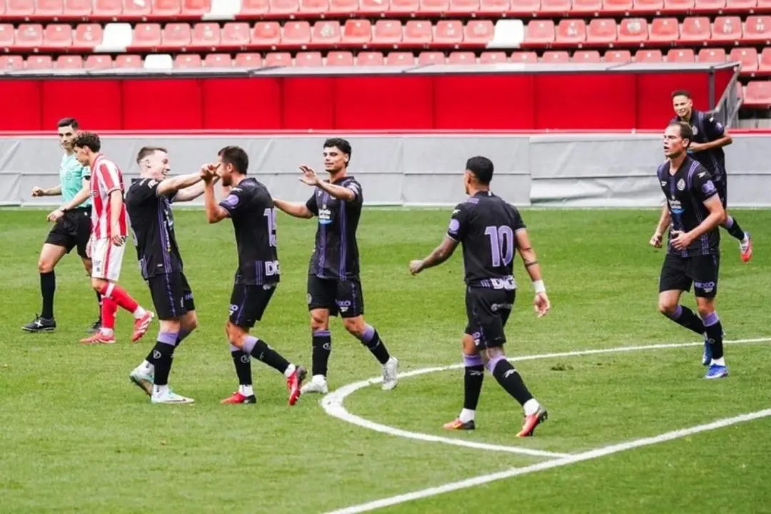 Ultimo amistoso verano victoria Sporting de Gijon vs Real Valladolid pretemporada