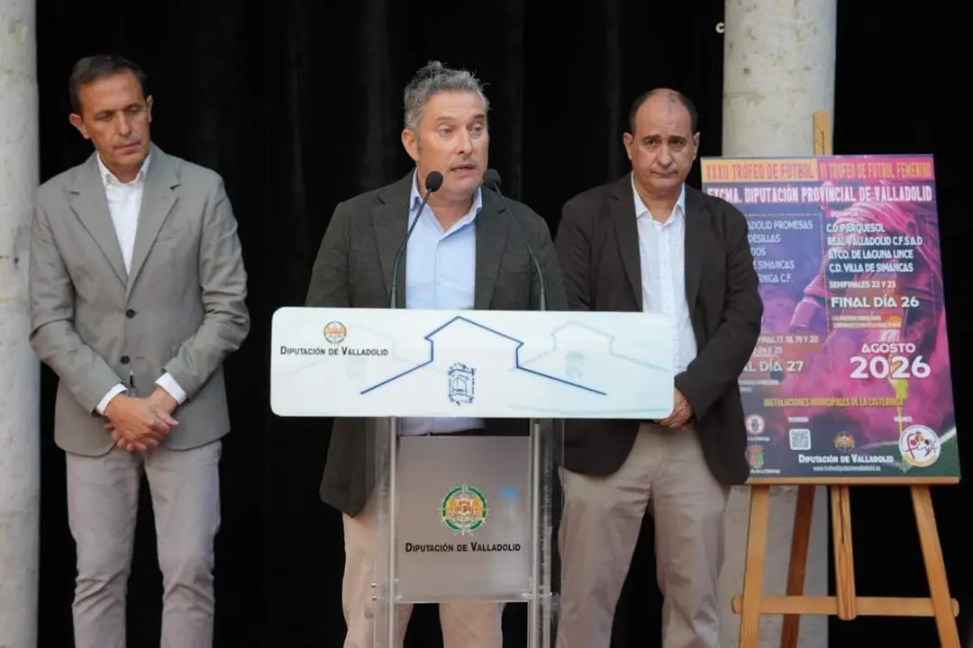 Presentacion Trofeo Futbol Masculino y Femenino Diputacion Valladolid La Cisterniga 2026