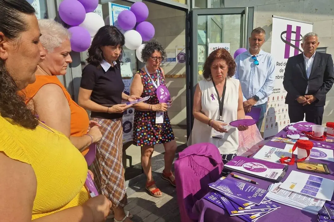 Visita ministra Igualdad Ana Redondo Punto Violeta Cabezon de Pisuerga Fiestas San Roque 2026
