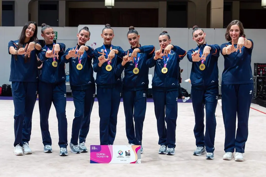 Seleccion Espanola Gimnasia Ritmica Campeonas del Mundo entrenadora vallisoletana Ana Maria Pelaz