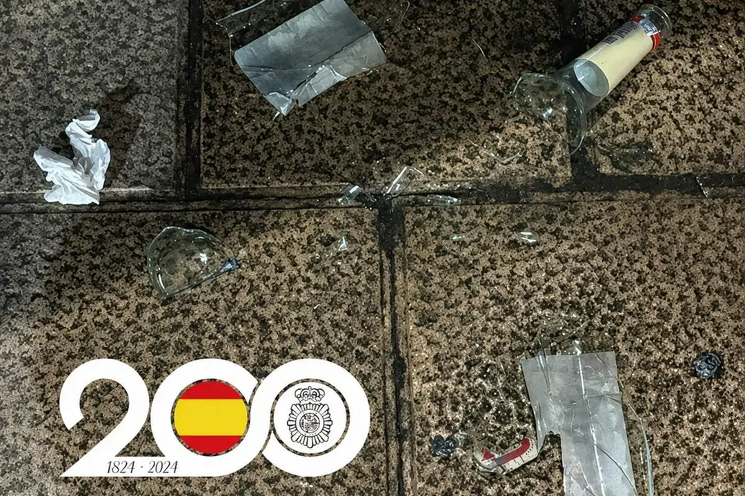 Botella cristal rota agresion hombres sucesos Valladolid