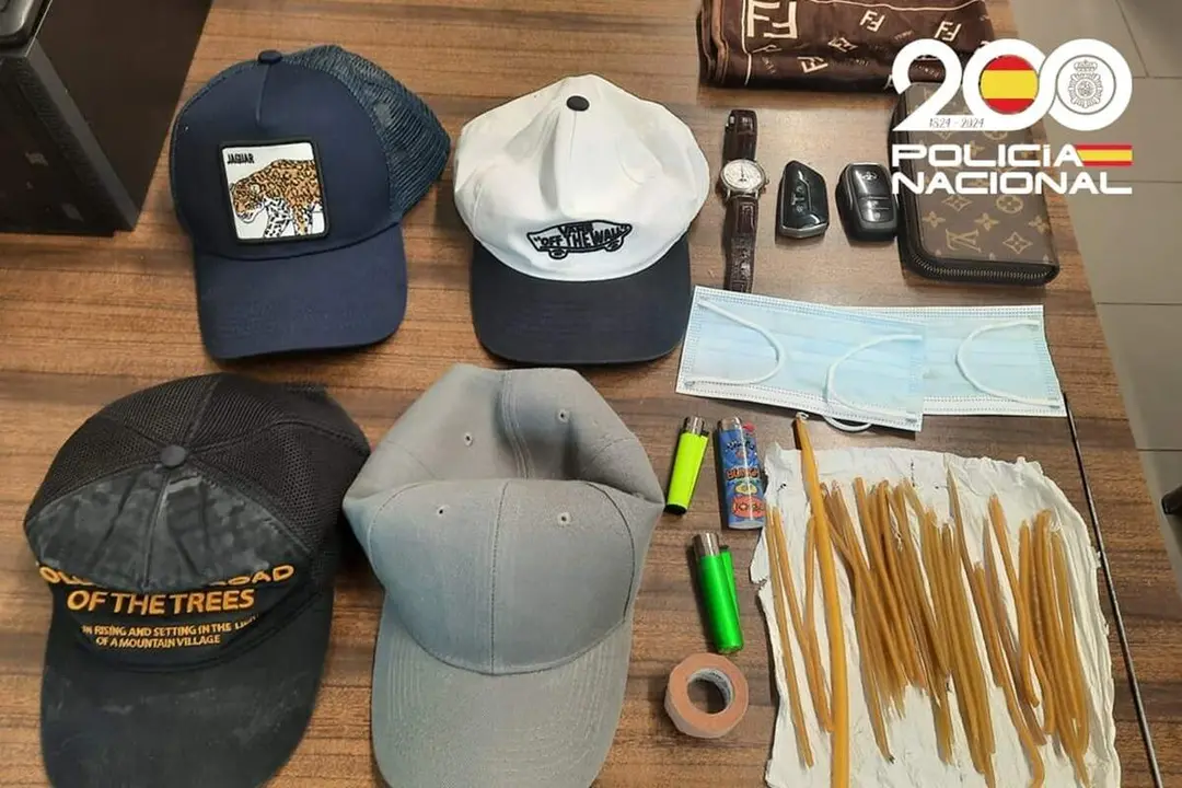 Grupo criminal itinerante robos viviendas marcadas objetos intervenidos operacion policial Valladolid