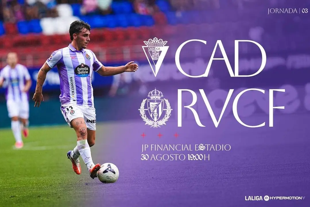 Partido previa Cadiz vs Real Valladolid Jornada 3 LaLiga Hypermotion