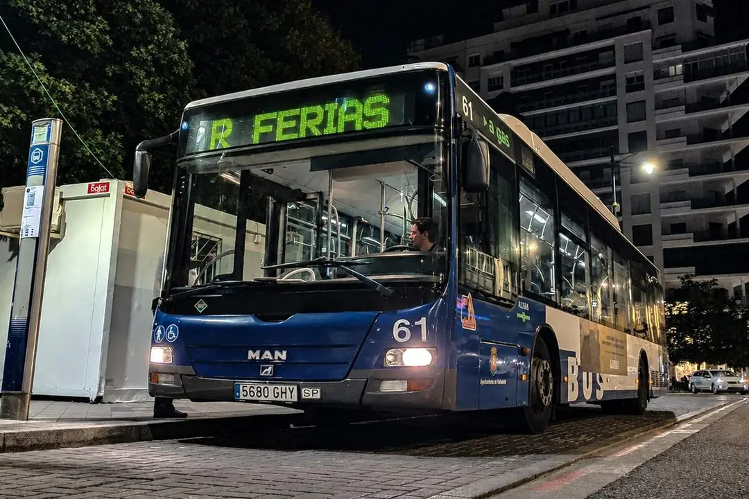 Bus Auvasa Linea especial Ferias Fiestas Valladolid parada Poniente