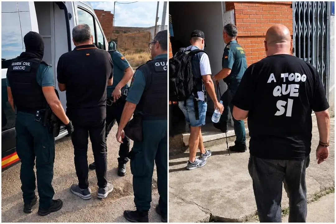 Operacion Celatar drogas San Pedro de Latarce y Villalpando cuatro detenidos Guardia Civil