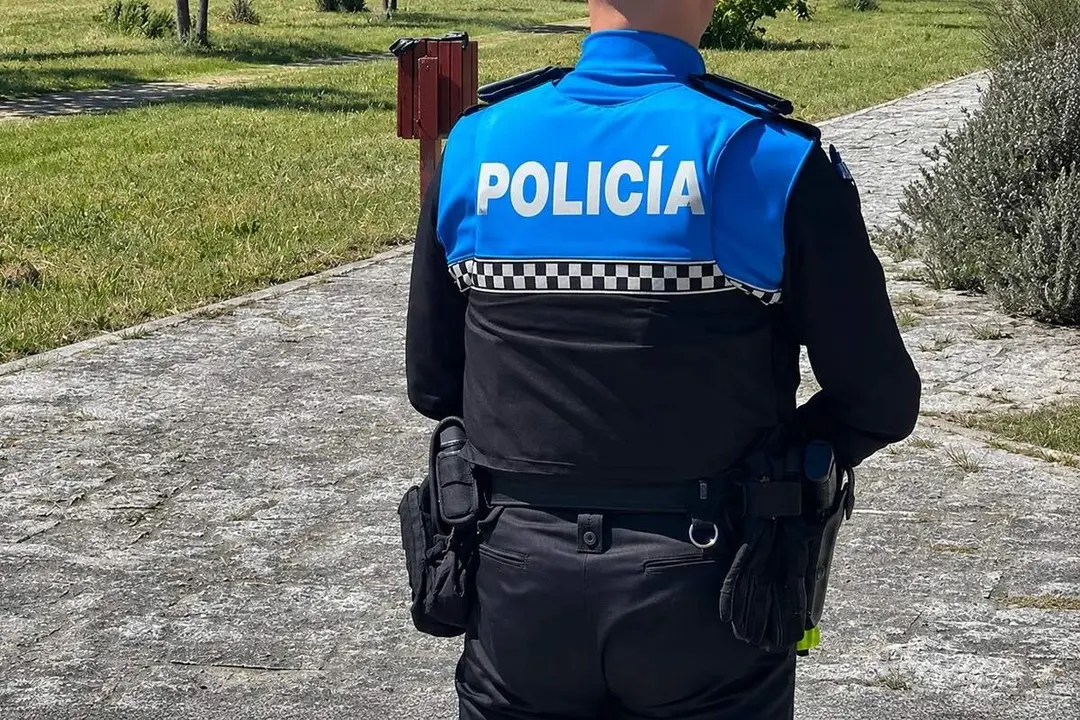 Policia Local agente hombre intervencion provincia Valladolid