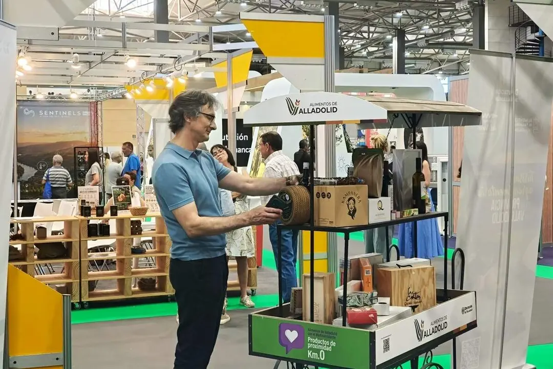 Stand Alimentos de Valladolid Feria Sector Agropecuario Salamaq 2026