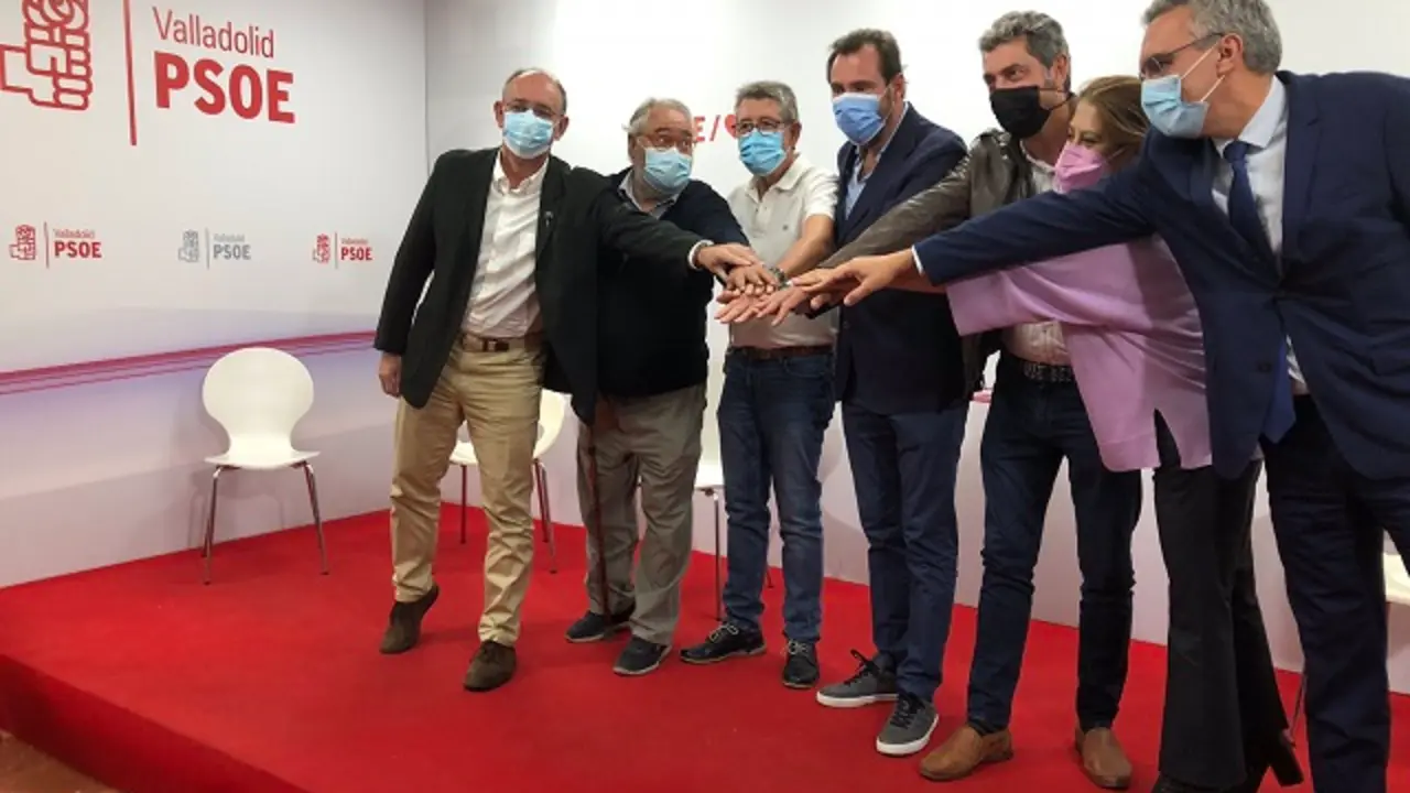 &Oacute;scar Puente respaldado por los ex secretarios provinciales del partido | Fuente: PSOE Valladolid