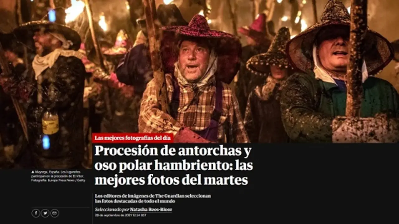 La Fiesta del Vítor de Mayorga en “The Guardian”