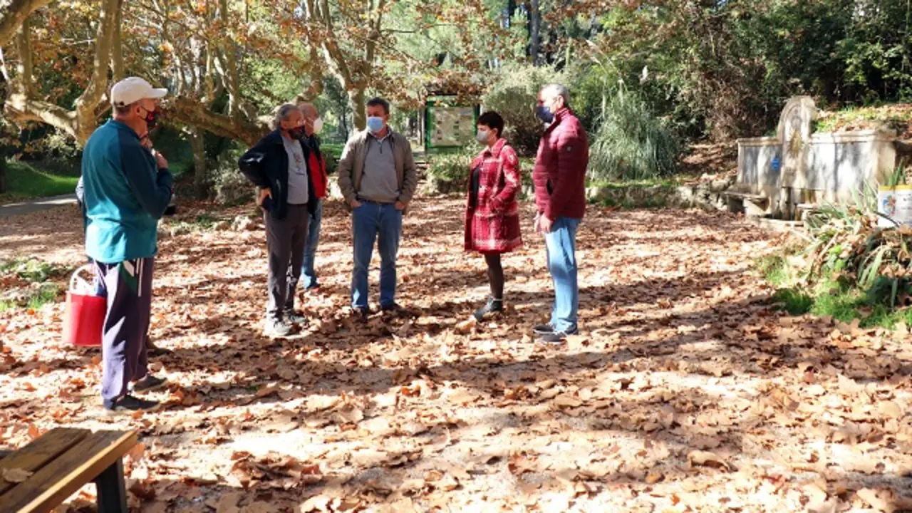 La concejala de Medio Ambiente, Mar&iacute;a S&aacute;nchez, visita el parque vallisoletano | Fuente: Ayuntamiento de Valladolid