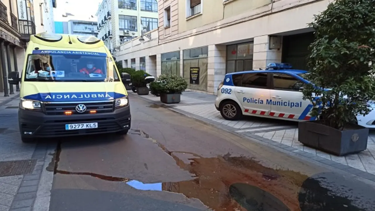 Lugar del atropello | Fuente: Polic&iacute;a Valladolid