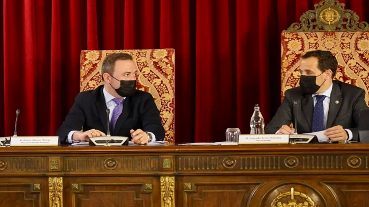 Valladolid. 22/12/2021. Pleno de Diciembre del 2021.
FOTO/DPV/Miguel &Aacute;ngel Santos