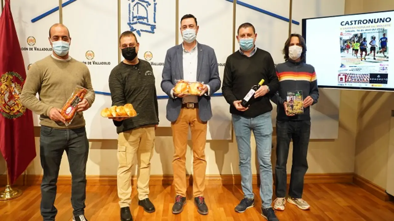 Valladolid. 07/04/2022. Presentaci&oacute;n de la carrera del Mollete de Castronu&ntilde;o.
FOTO/DPV/Miguel &Aacute;ngel Santos