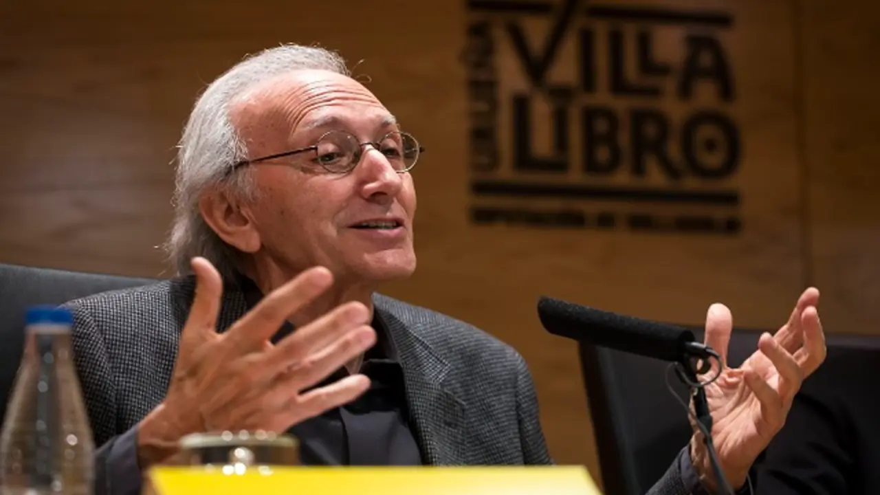 PHOTOGENIC/MIGUEL ANGEL SANTOS. URUE&Ntilde;A, VALLADOLID. 7/4/2016. 
Jos&eacute; Luis Alonso de Santos participa en el ciclo de conferencias Cervantes en la Villa del Libro de Urue&ntilde;a. &ldquo;Cronistas de esta verdadera historia&rdquo;, organizado por la Diputaci&oacute;n de Valladolid