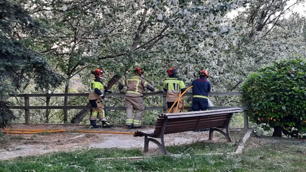 Los Bomberos de Valladolid sofocan el incendio | Valladolid Plural