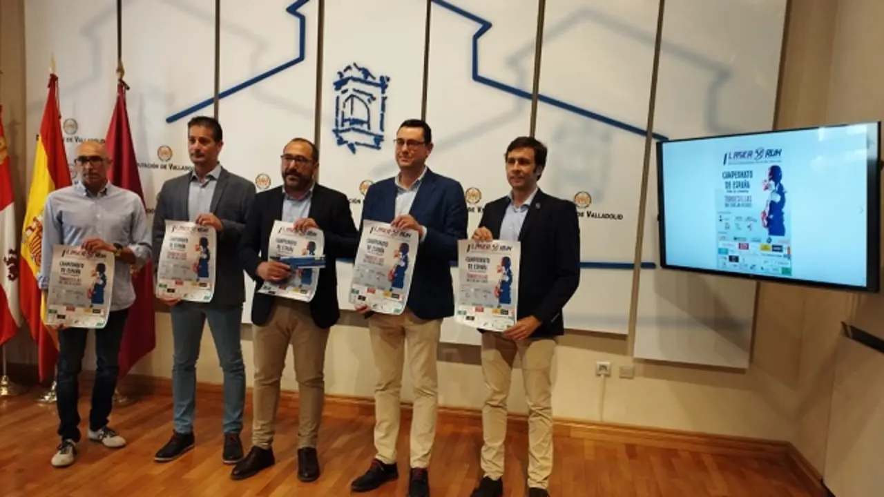 El alcalde de Tordesillas presenta el Campeonato de Espa&ntilde;a de L&aacute;ser-Run | Valladolid Plural