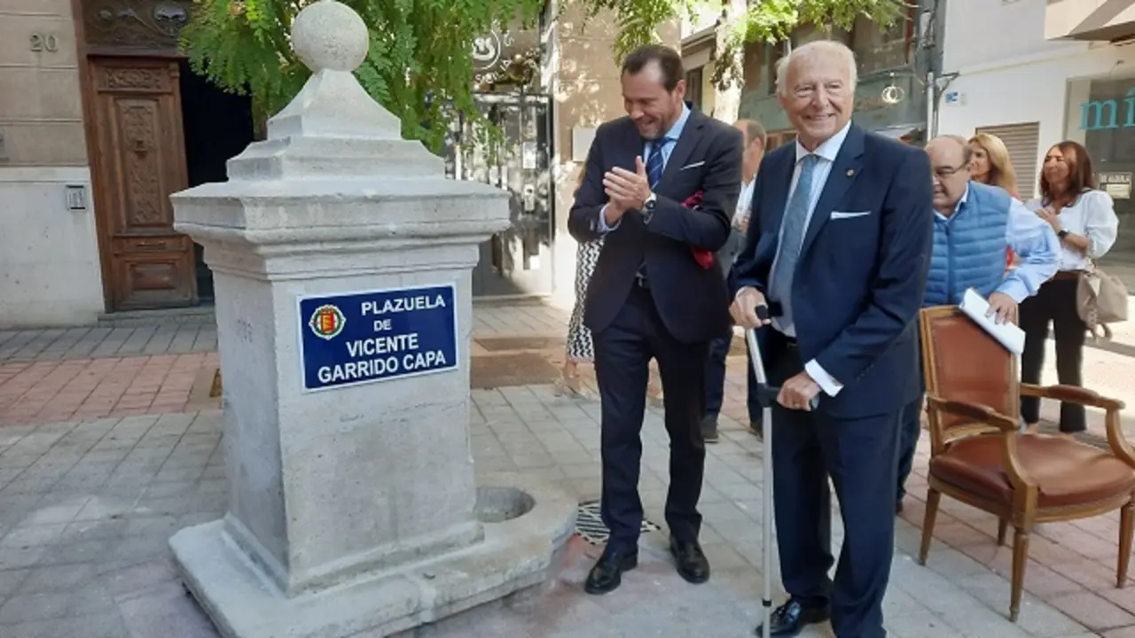 Inauguración de la Plazuela Vicente Garrido Capa | Valladolid Plural