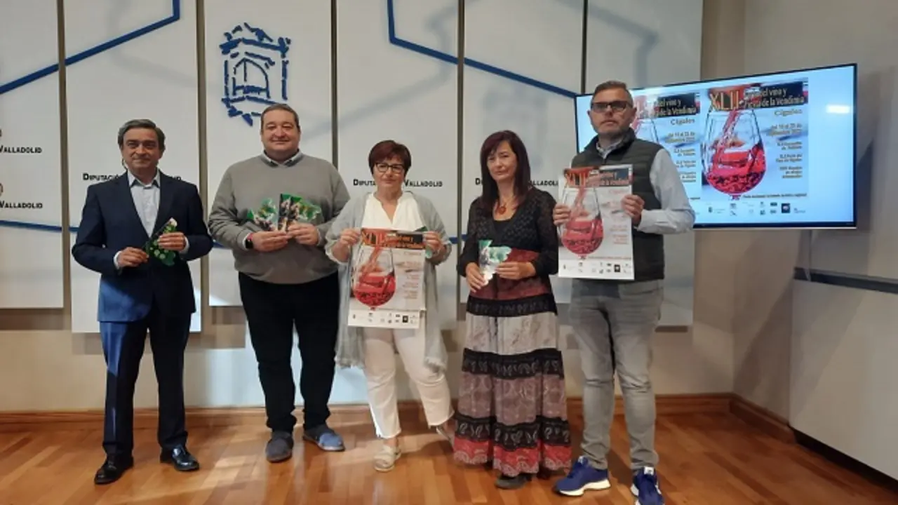 Presentaci&oacute;n de la XLII Fiesta de la Vendimia de Cigales en el Palacio de Pimentel | Valladolid Plural