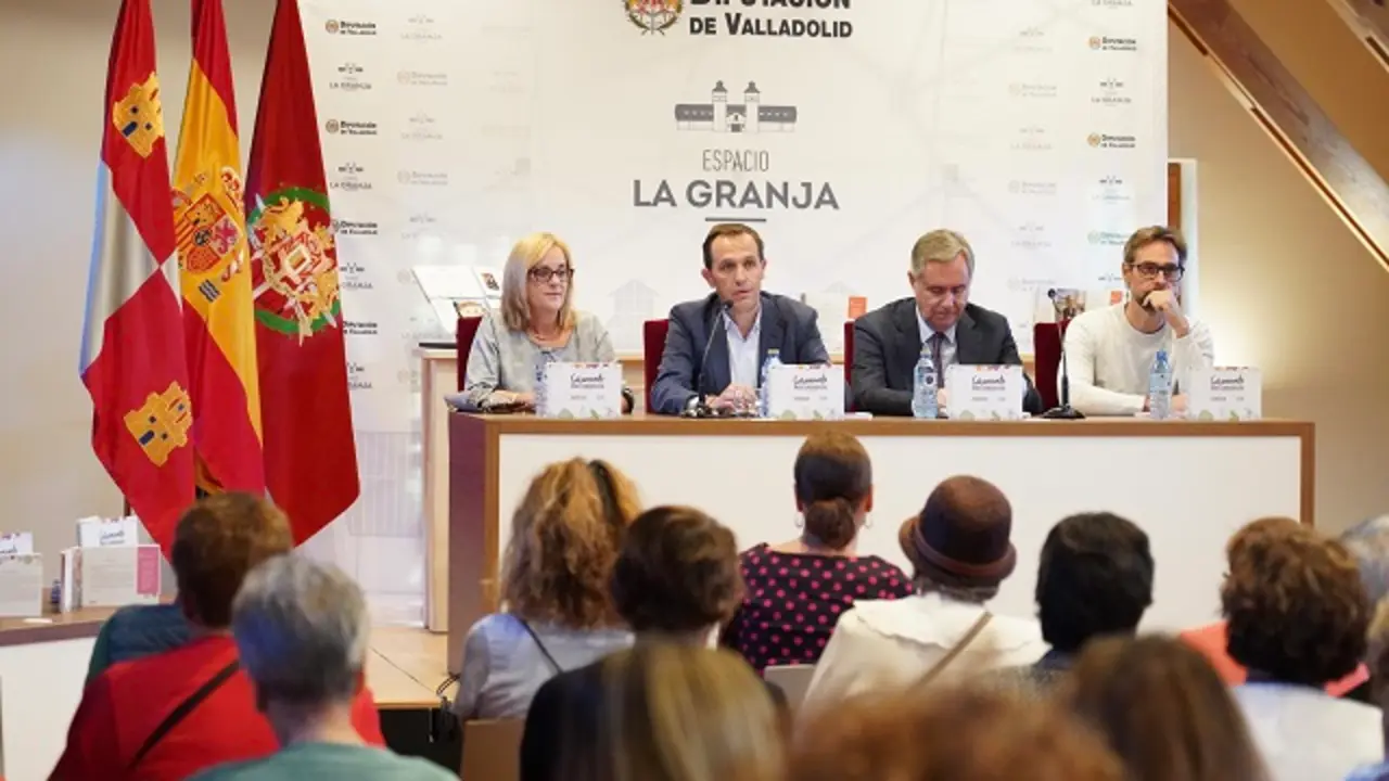 Valladolid. 16/9/2022. Presentaci&oacute;n del recetario "Sembrando recuerdos" en el espacio de La Granja. FOTO/DPV/Miguel &Aacute;ngel Santos