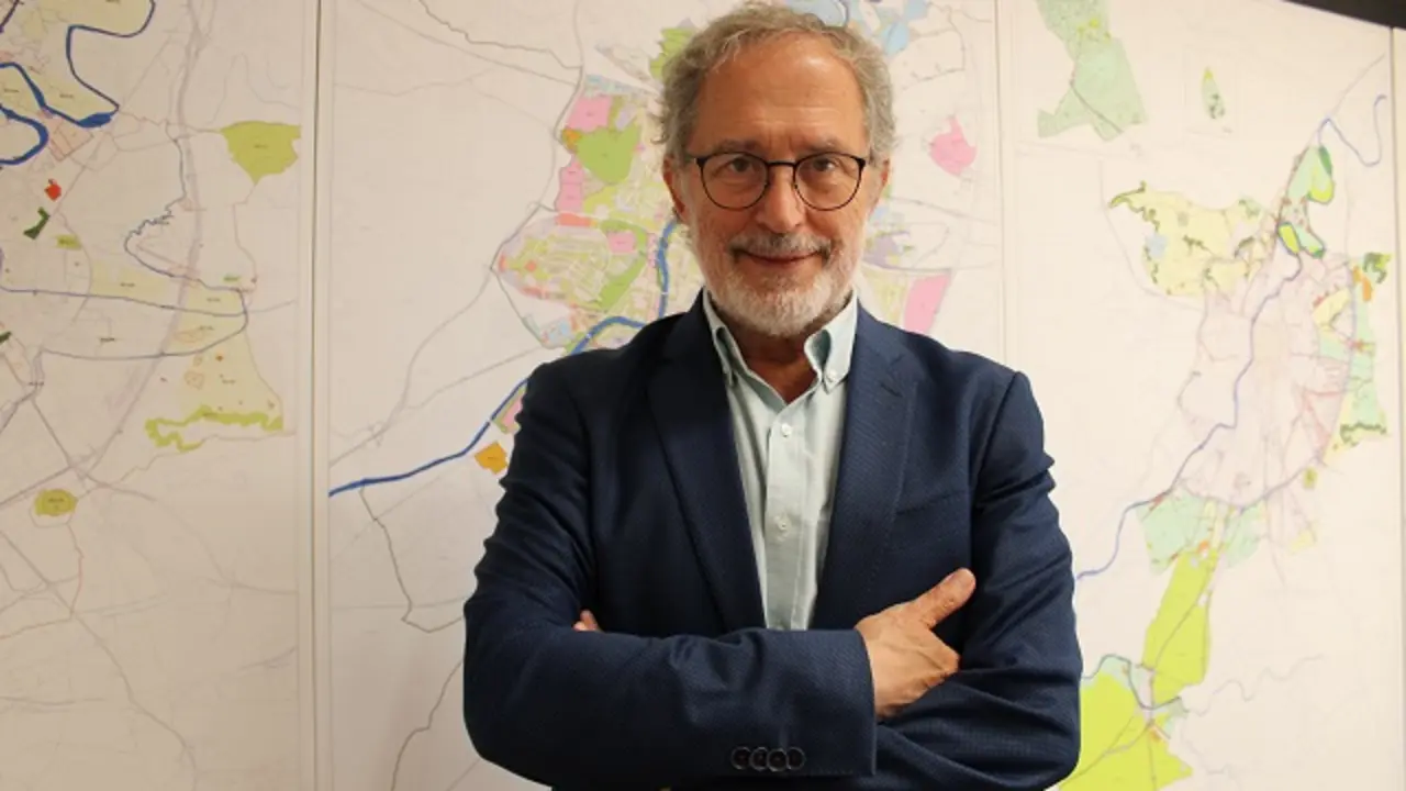 Manuel Saravia, durante la entrevista con este medio | Valladolid Plural