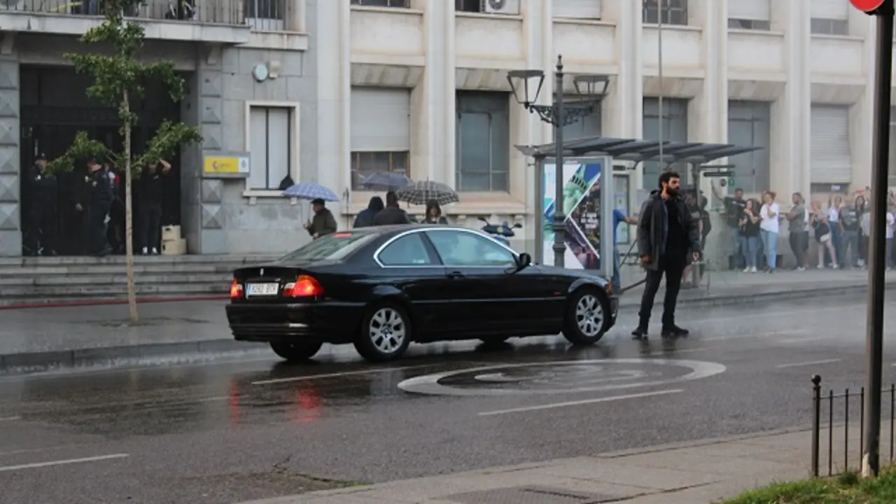 Rodaje de la serie 'Memento Mori' en el Colegio El Salvador | Valladolid Plural