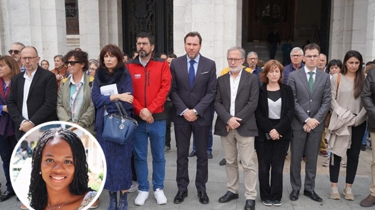 Minuto de silencio en el Ayuntamiento de Valladolid por Teresa Rodr&iacute;guez
