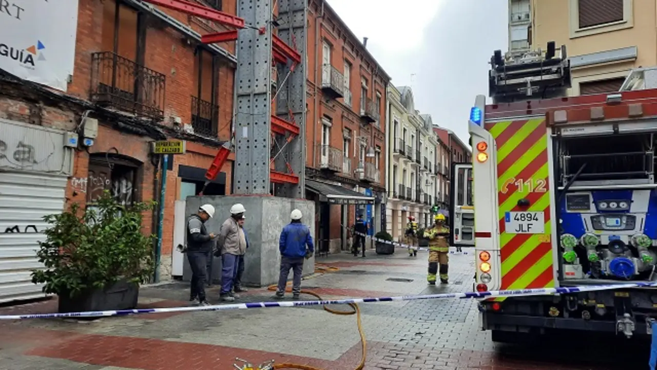 Intervenci&oacute;n de los Bomberos en la calle Manter&iacute;a | Valladolid Plural