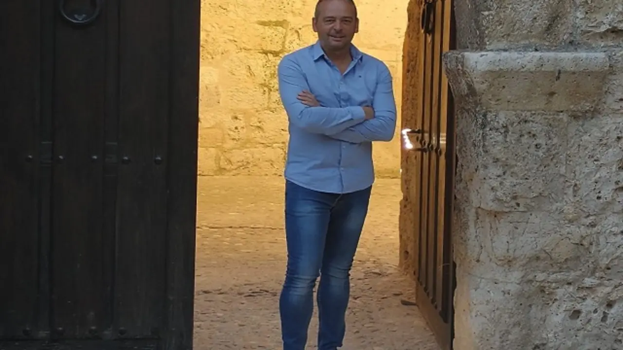 El alcalde y candidato del PSOE en Portillo, Juan Antonio Esteban