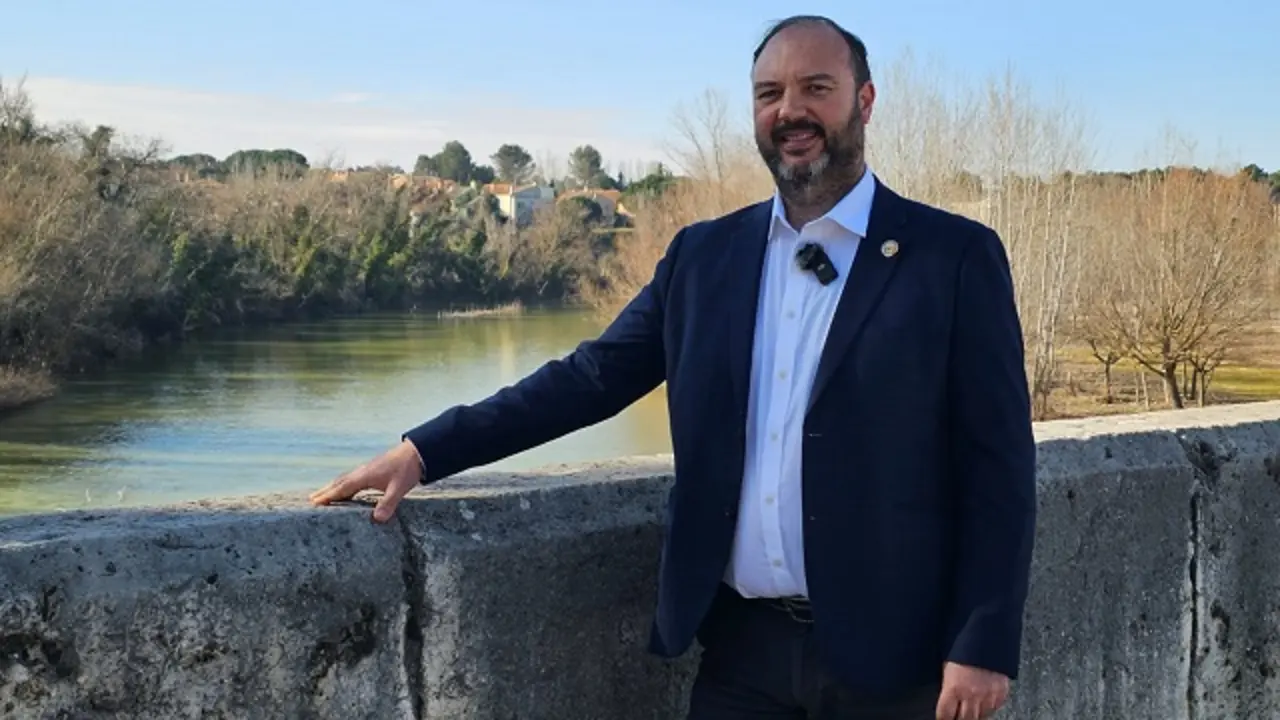 El alcalde y candidato del PSOE en el Ayuntamiento de Tudela de Duero, Luis Javier G&oacute;mez