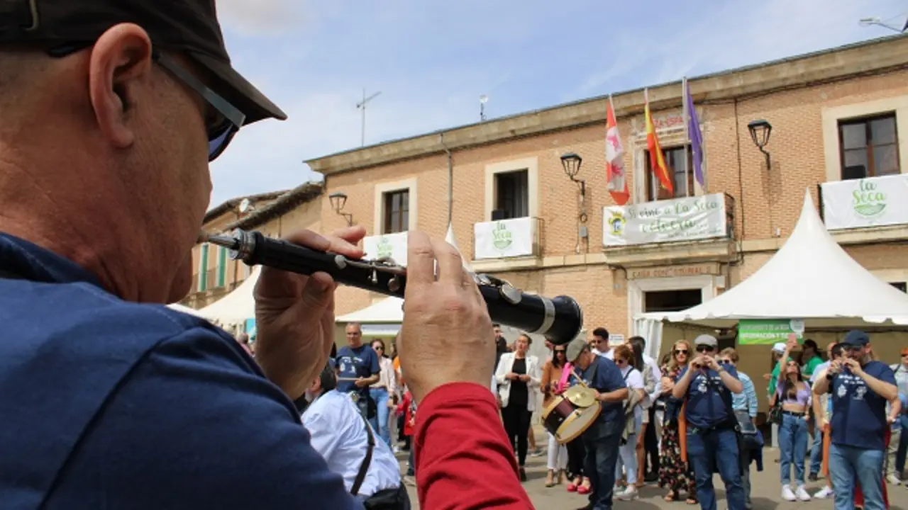 Dulzaineros en la Fiesta del Verdejo de La Seca | Valladolid Plural