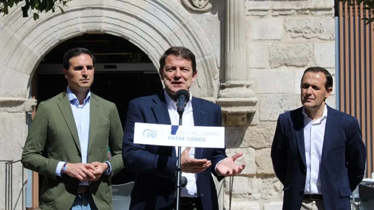 Ma&ntilde;ueco, durante el acto de presentaci&oacute;n de Guzm&aacute;n G&oacute;mez en Medina del Campo | Valladolid Plural