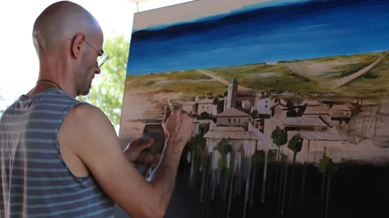 Ganador del III Certamen de Pintura R&aacute;pida de La Seca | Valladolid Plural