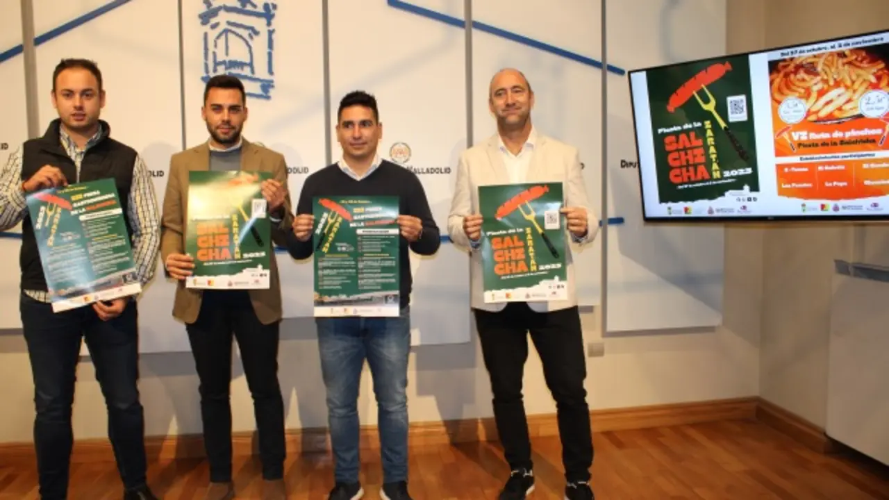 Presentaci&oacute;n de la Fiesta de la Salchicha de Zarat&aacute;n 2023 | Valladolid Plural