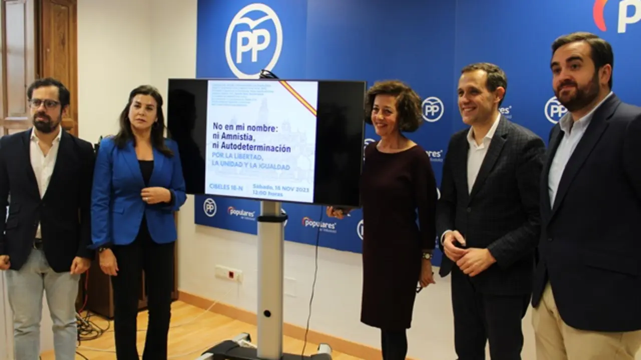 El presidente del PP Valladolid y parlamentarios hacen balance de la investidura de Sánchez | Valladolid Plural