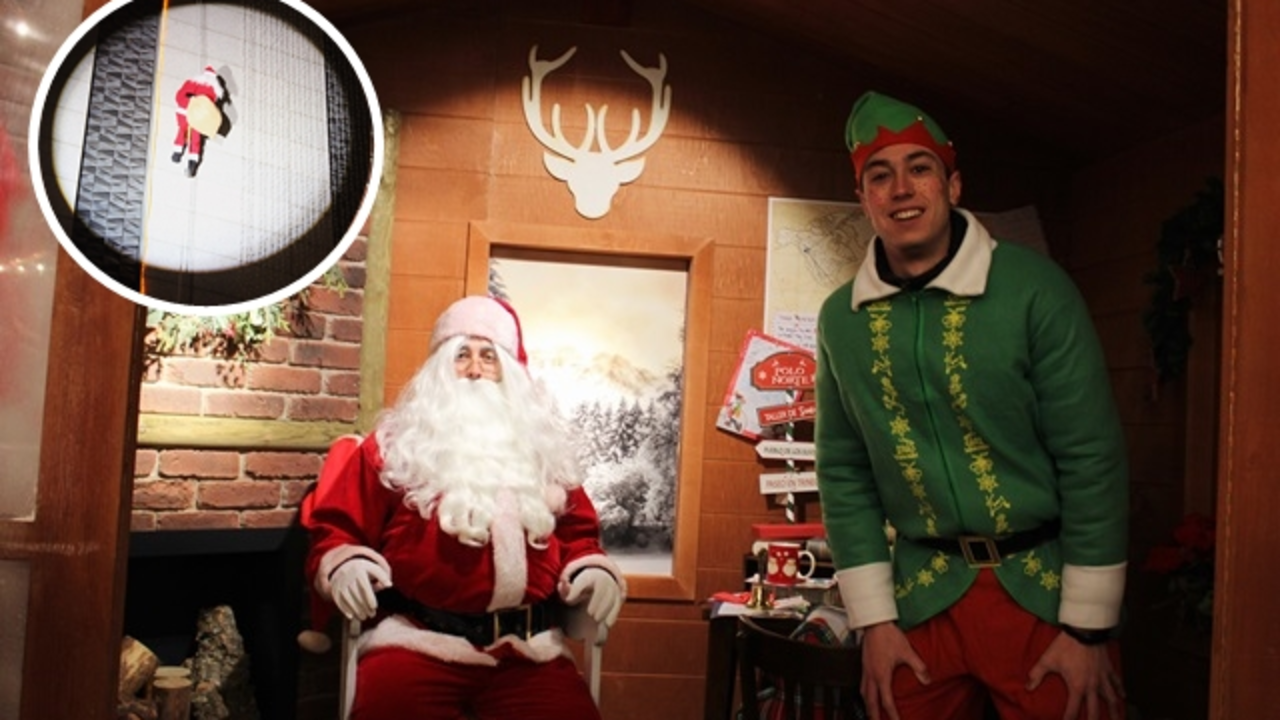 Llegada de Papá Noel al Corte Inglés de Zorrilla | Valladolid Plural