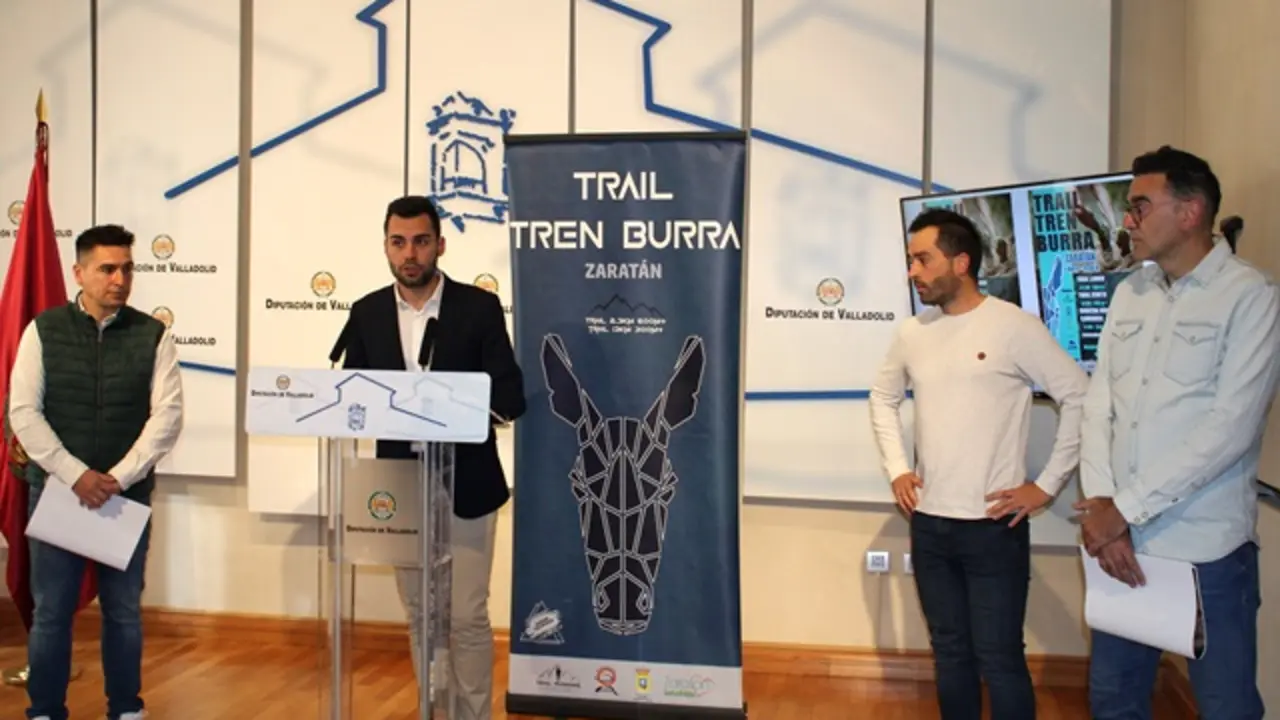 El alcalde de Zarat&aacute;n presenta el VI Trail Tren Burra | Valladolid Plural