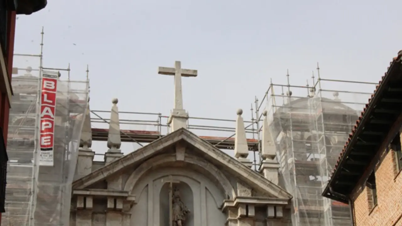 La Iglesia de la Vera Cruz, sin linterna tras su derrumbe | Valladolid Plural