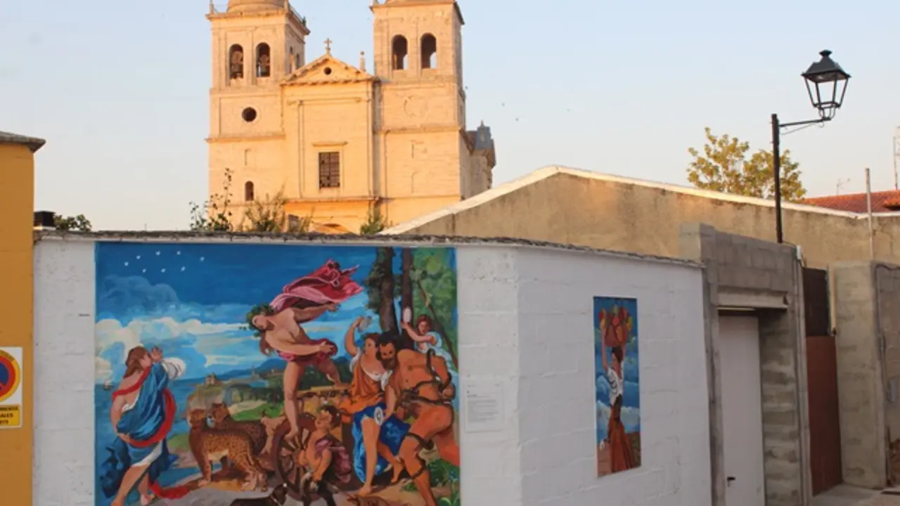 Exposición Street Art en Cigales con obras clásicas de la historia del arte | Valladolid Plural