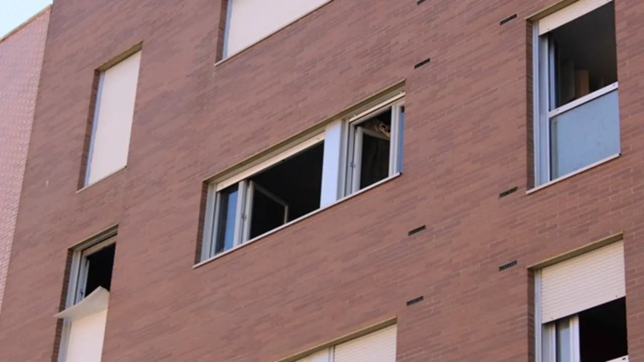 Ventanas del piso donde resid&iacute;a M&oacute;nica, la mujer asesinada | Valladolid Plural