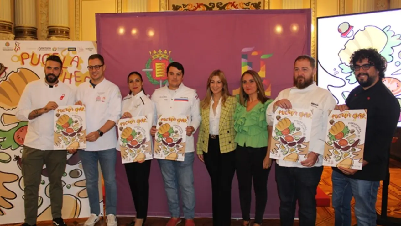 La concejala de Juventud presenta 'Pucela Chef' junto a cocineros locales |  Valladolid Plural