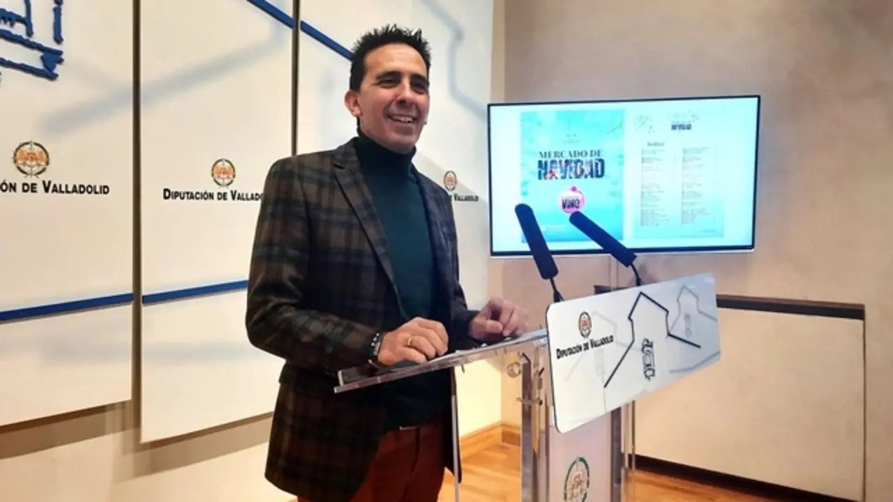 El diputado provincial Mois&eacute;s Santana presenta el IV Mercado de Navidad de Alimentos de Valladolid | Valladolid Plural