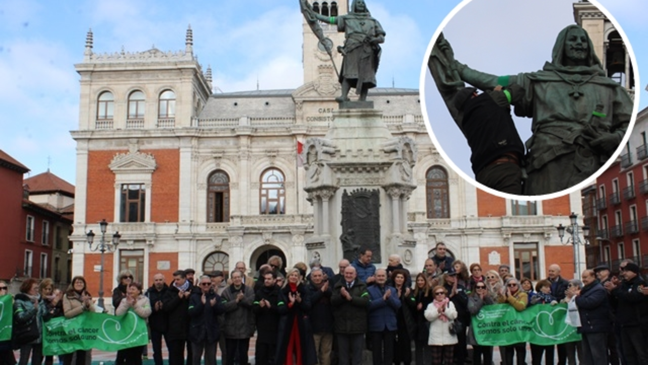 El Conde Ans&uacute;rez tambi&eacute;n se pone el brazalete de la esperanza | Valladolid Plural